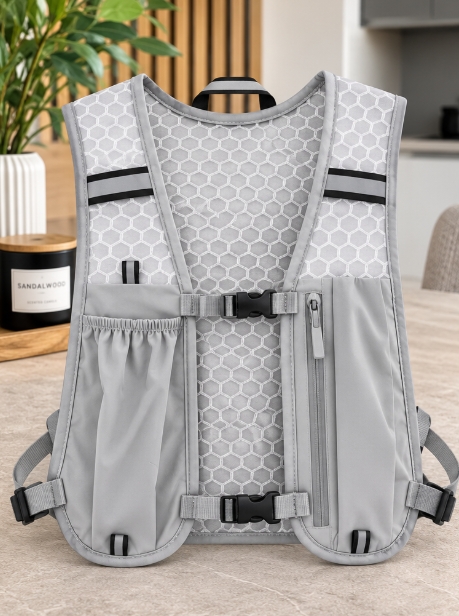 Kamizelka Biegowa Trail Pace Beige – Uniwersalna