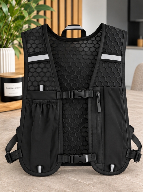 Kamizelka Biegowa Trail Pace Black – Uniwersalna