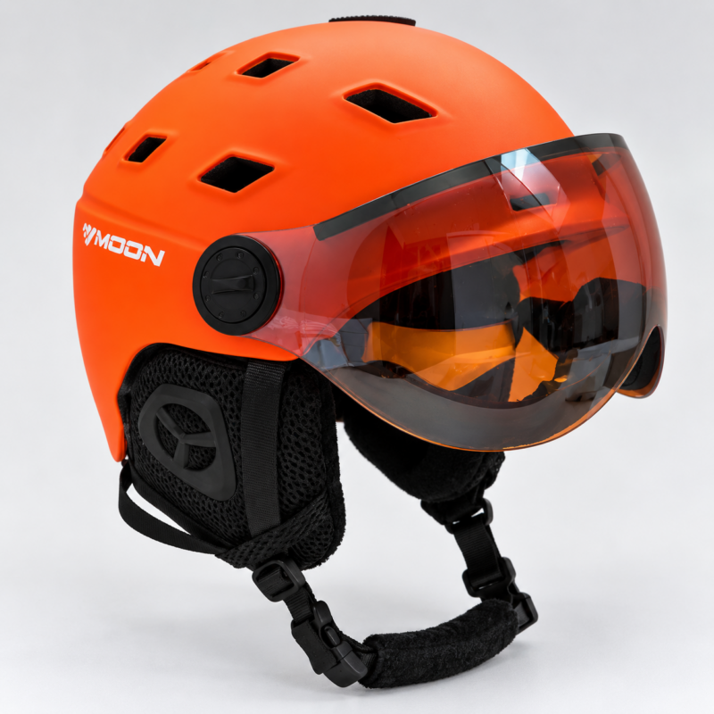 Kask narciarski snowboardowy MOON Visor z wizjerem